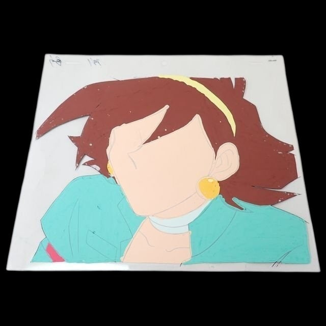 Mobile Fighter G Gundam: Rain Mikamura animation cel + douga
