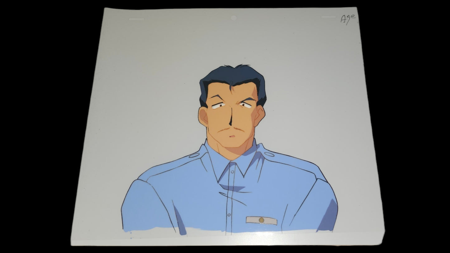 You're Under Arrest:  Natsumi Tsujimoto &  Chief Kachou animation cel 3 pc