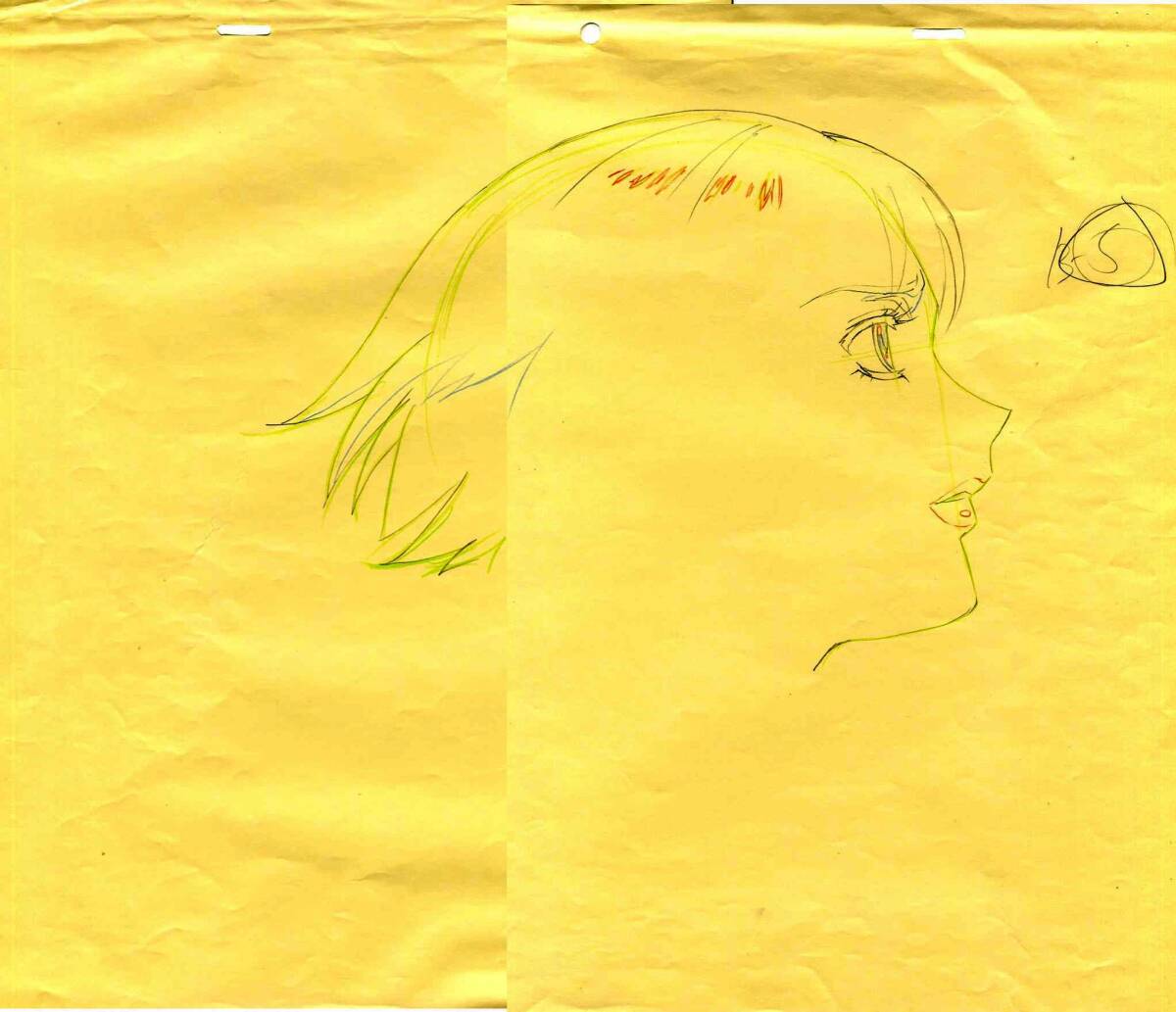 Wolf's Rain: Cheza extra large animation genga