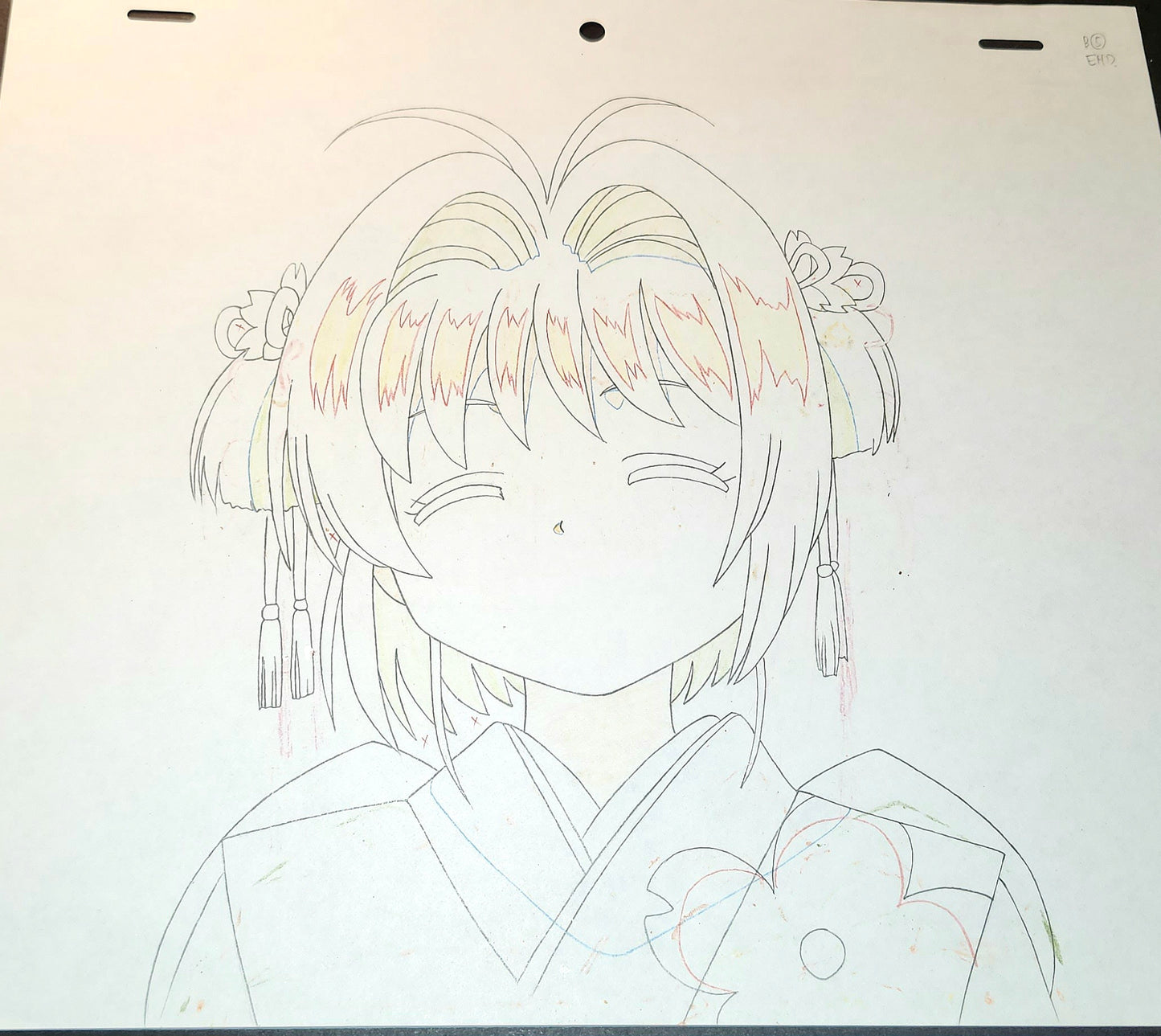 CardCaptor Sakura: Sakura Kinomoto animation cel 7 pc