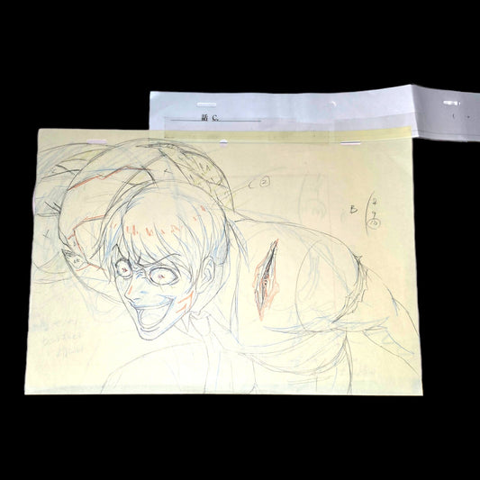 Tokyo Ghoul: Tsukiyama vs Touka animation genga season 1 ep 6