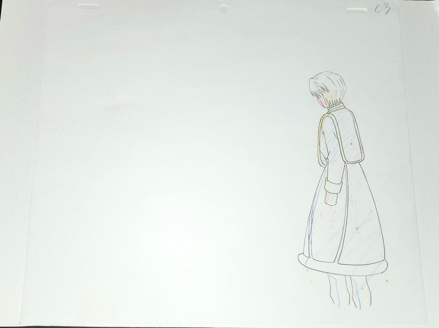 Hunter x Hunter: Kurapika Group shot animation cel with douga 9 pc