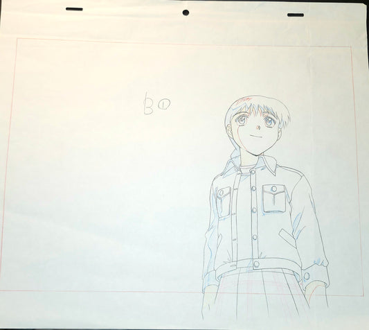 Ghost stories: Satsuki Miyanoshita large animation genga 2 pc