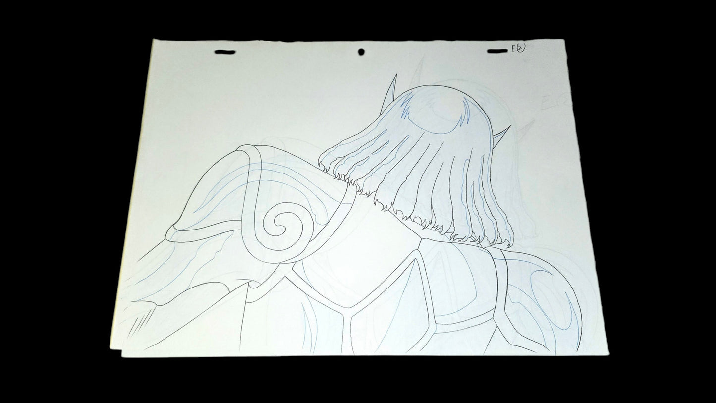 Saint Seiya: The Heaven Chapter - Overture- Shun + Theseus animation genga + douga 26 pc set