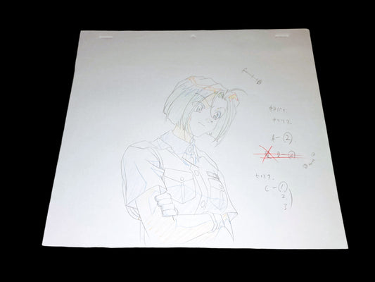 You're Under Arrest - Diverting Traffic at the Beach Special: Natsumi Tsujimoto animation genga