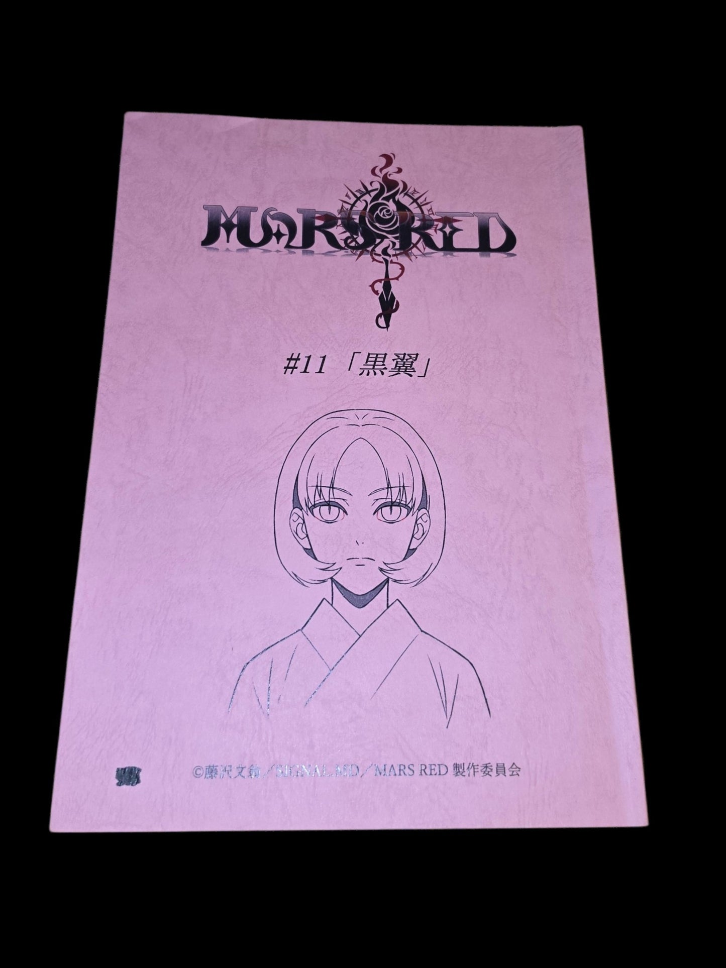 Mars Red: script #11 "Black Wing"