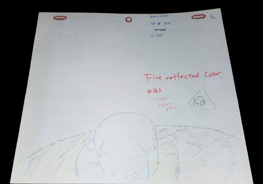 One Piece: Chopper animation genga 4 pc *last of the genga*