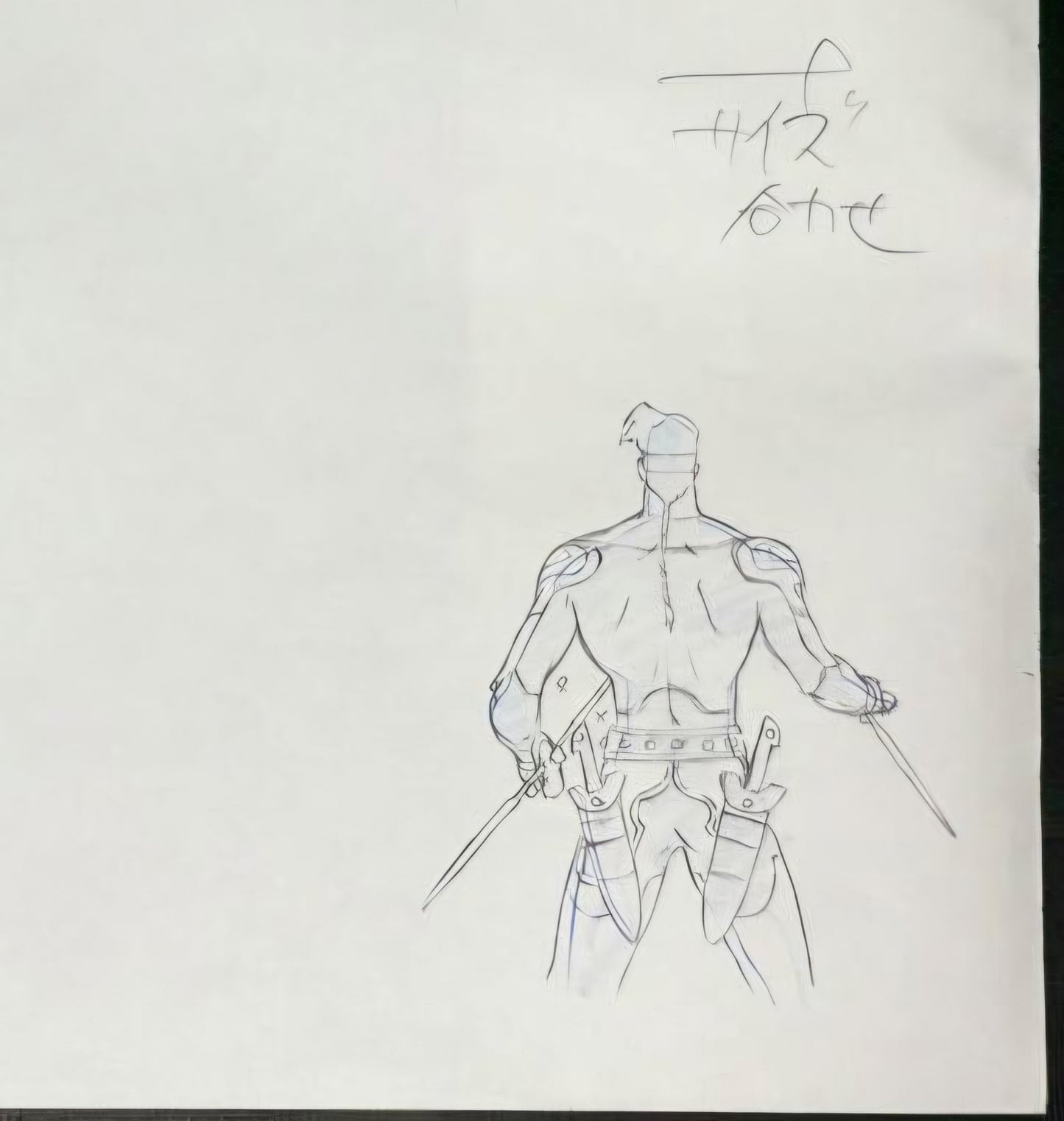 Vampire Hunter D Bloodlust: Kyle Marcus Animation Genga 6pc