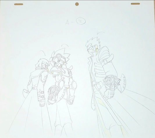 Yu-gi-oh: Rafael x Amelda x Valon animation genga