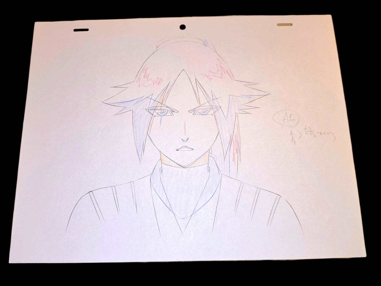 Bleach Yoruichi animation genga