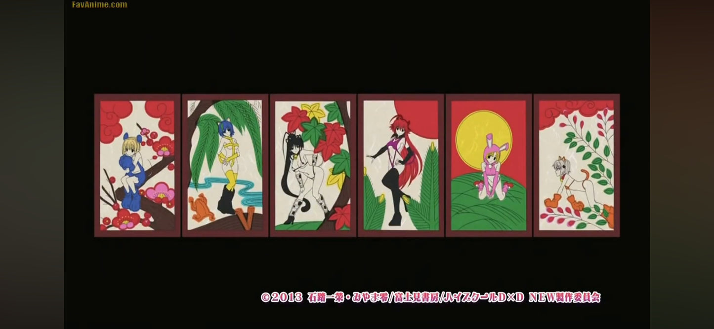 Highschool DxD: Rias Gremory Ending douga