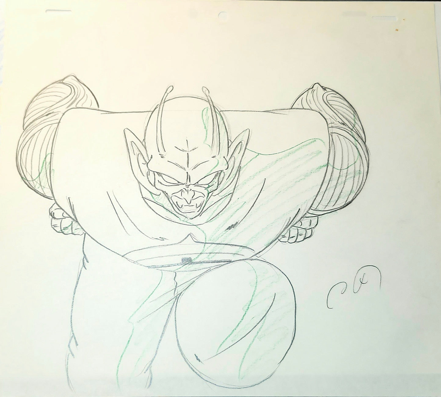 Dragonball: Piccolo Daimao animation genga #2