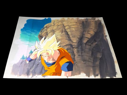 Dragonball Z: Super Saiyan Goku animation cel