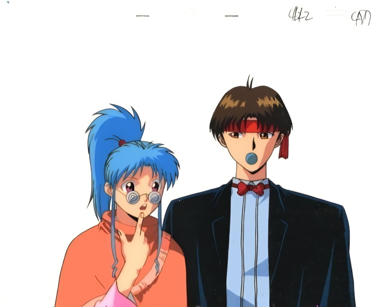 Yu Yu Hakusho: Botan & Koenma animation cel  Yoshihiro Togashi