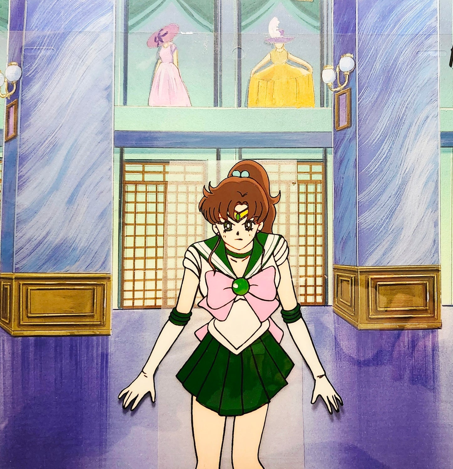 Sailor moon: Sailor Jupiter (Kino Makoto) animation cel
