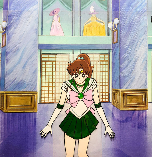 Sailor moon: Sailor Jupiter (Kino Makoto) animation cel