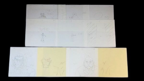 Beyblade VForce: Blader DJ (DJ Jazzman), Dr. Zagart & Mr. Dickenson  animation genga/douga huge lot