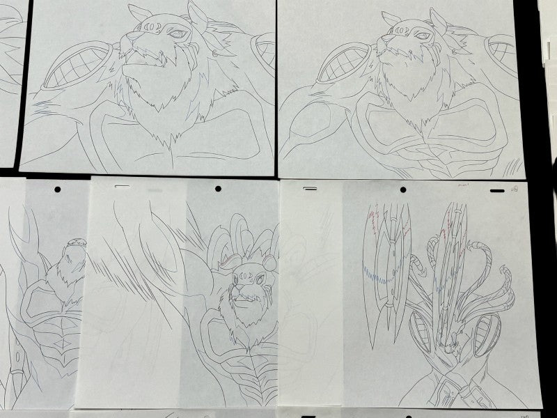 Digimon Frontier: Blizzarmon ep 21 animation genga full set