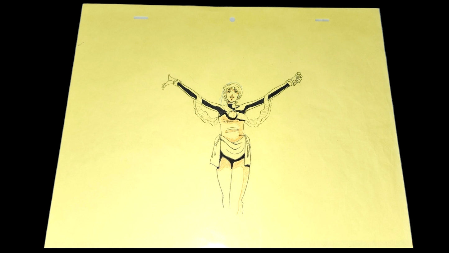 Super Dimension Fortress Macross, OVA: Lynn Minmay animation genga