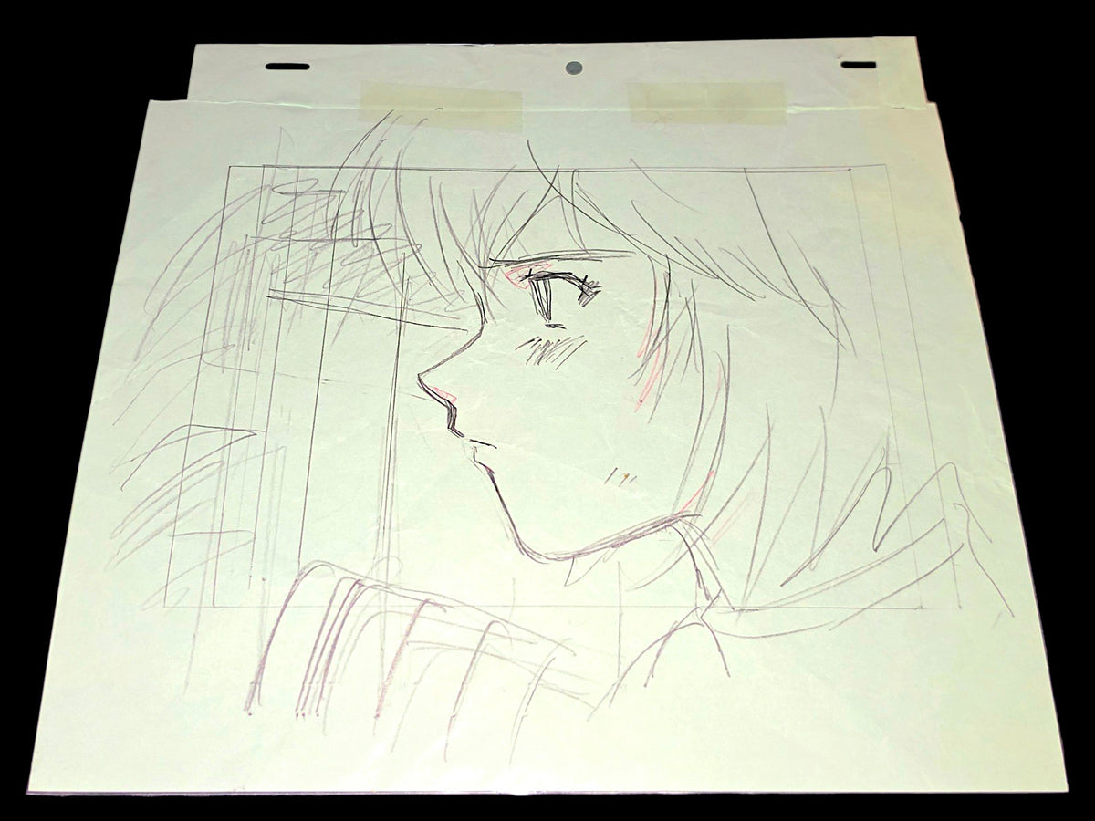 Neon Genesis Evangelion: Rei Ayanami animation rough genga