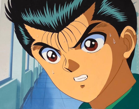 Yu Yu Hakusho: Yusuke Urameshi animation cel + douga Yoshihiro Togashi