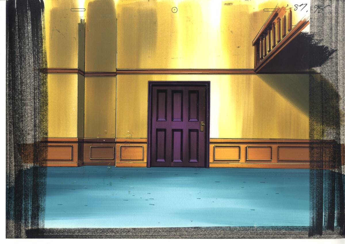 Hunter x Hunter: Kurapika Group shot animation cel with original background 6 pc