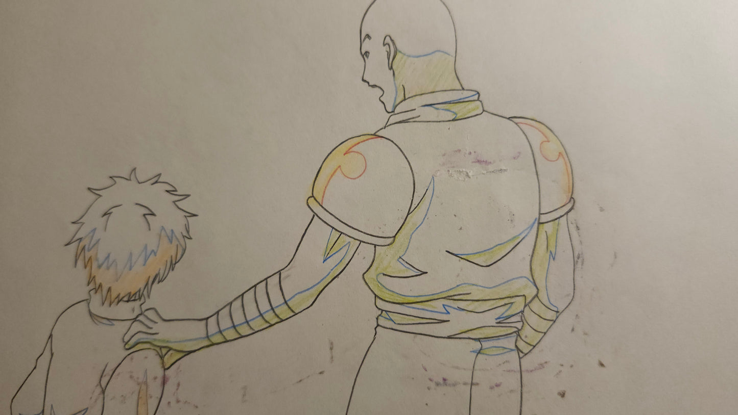 Hunter X Hunter: Killua + Hanzo animation Cel + background