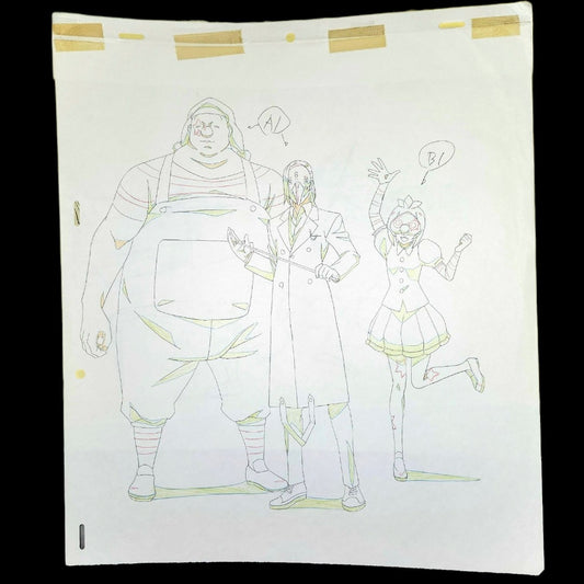 Tokyo Ghoul:re : Uta & the Clowns animation genga