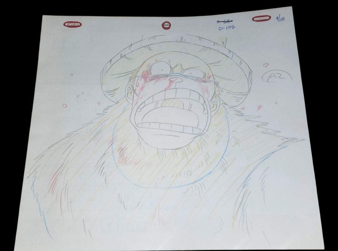 One Piece: Chopper animation genga 4 pc *last of the genga*