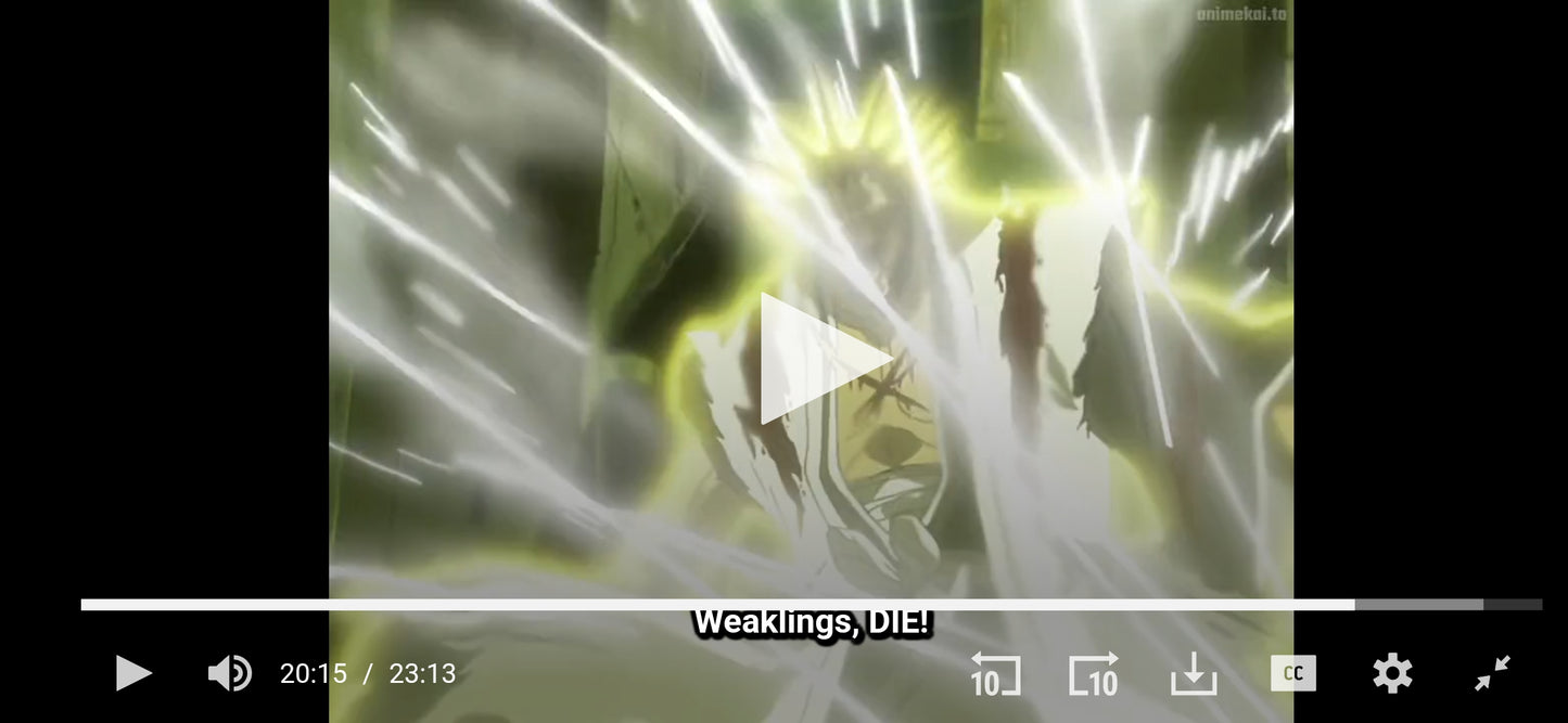 Bleach: Kenpachi Zaraki vs Ichigo animation genga