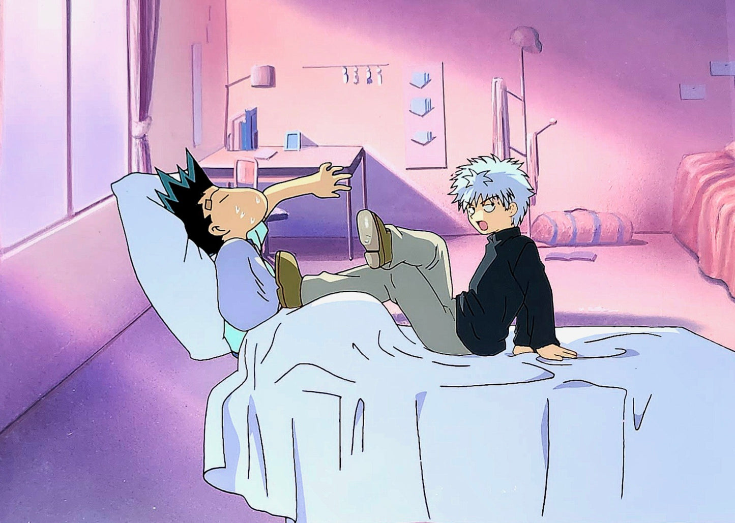 Hunter x Hunter: Gon and Killua animation cel + background