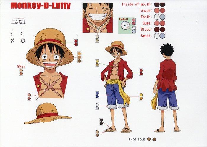 One Piece: (pre-order) Character setting, Colorshadow casting reference