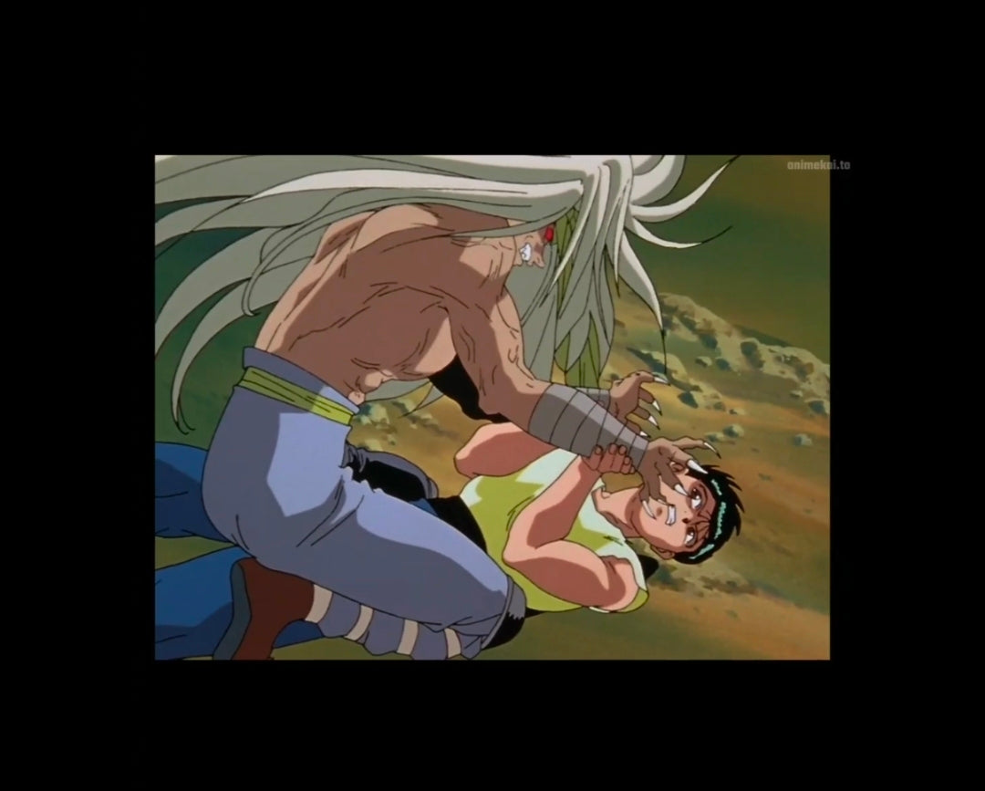 Yu Yu Hakusho: Raizen vs Yusuke animation layout genga pan set 8 pc Yoshihiro Togashi (Rare)