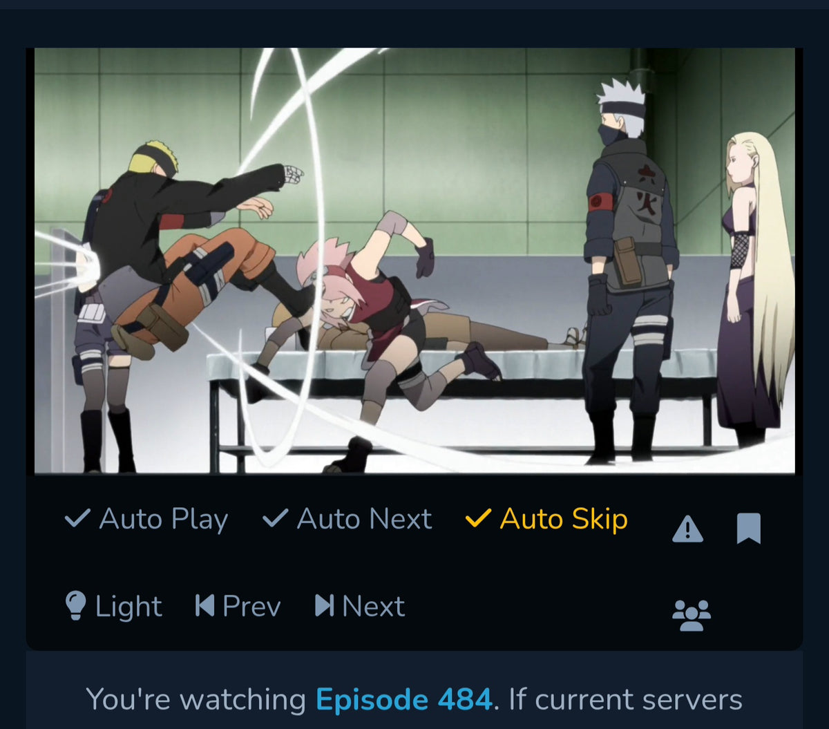 Naruto Shippuden: Sakura punches Naruto in front of Hinata animation layout genga 14pc set
