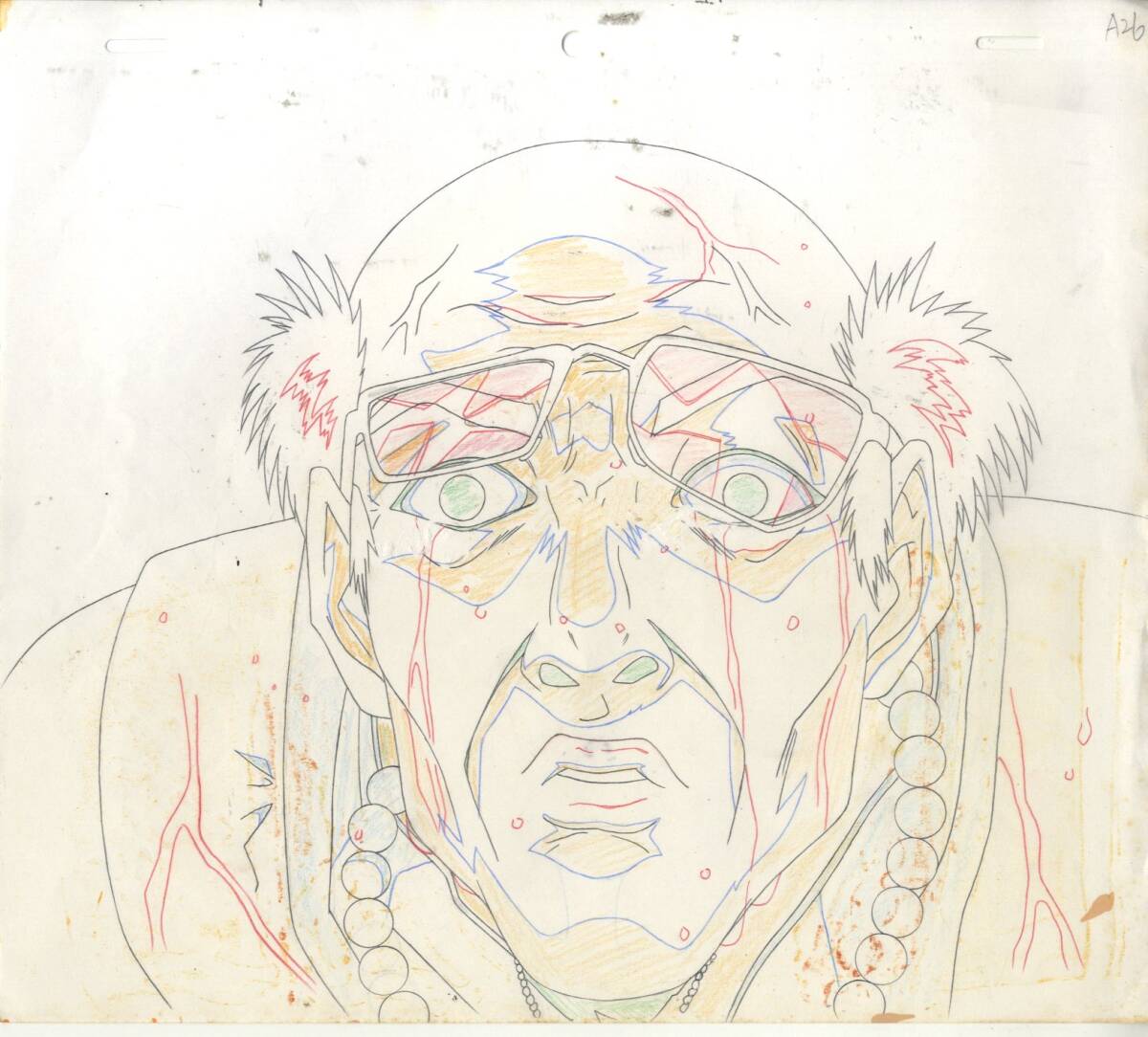 GTO Great Teacher Onizuka: Hiroshi Uchiyamada (Vice Principal) Animation Cel 2pc