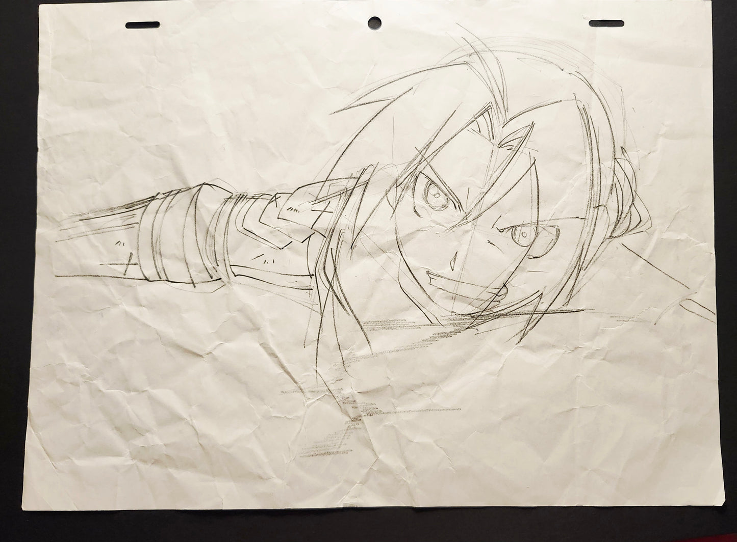 Fullmetal Alchemist brotherhood: key animation Genga Ed vs. Fu scene #2