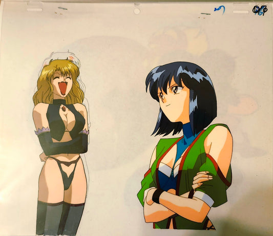Megami Paradise OVA Maharaja and Rouge animation cel
