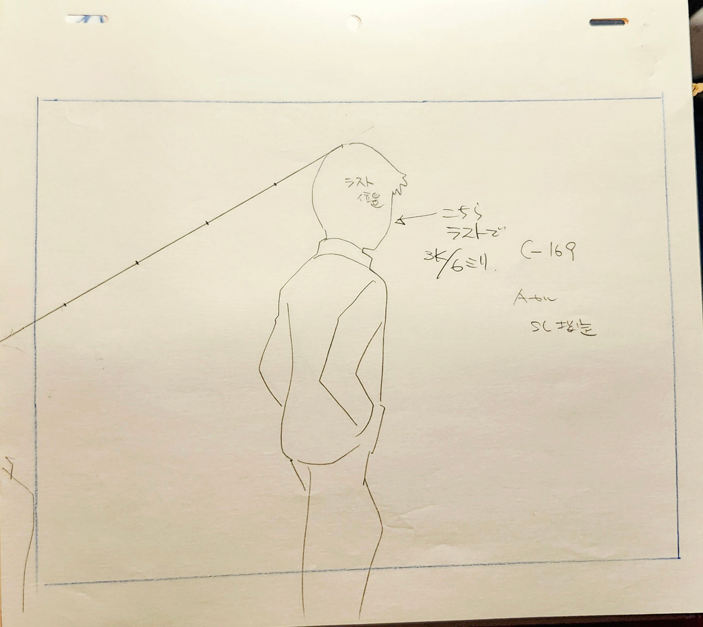 Azumanga Daioh Sakaki + Osaka animation genga set of 14