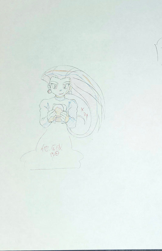 Pokemon: Jessie animation genga