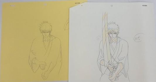 Bleach Ichigo animation genga 2pc