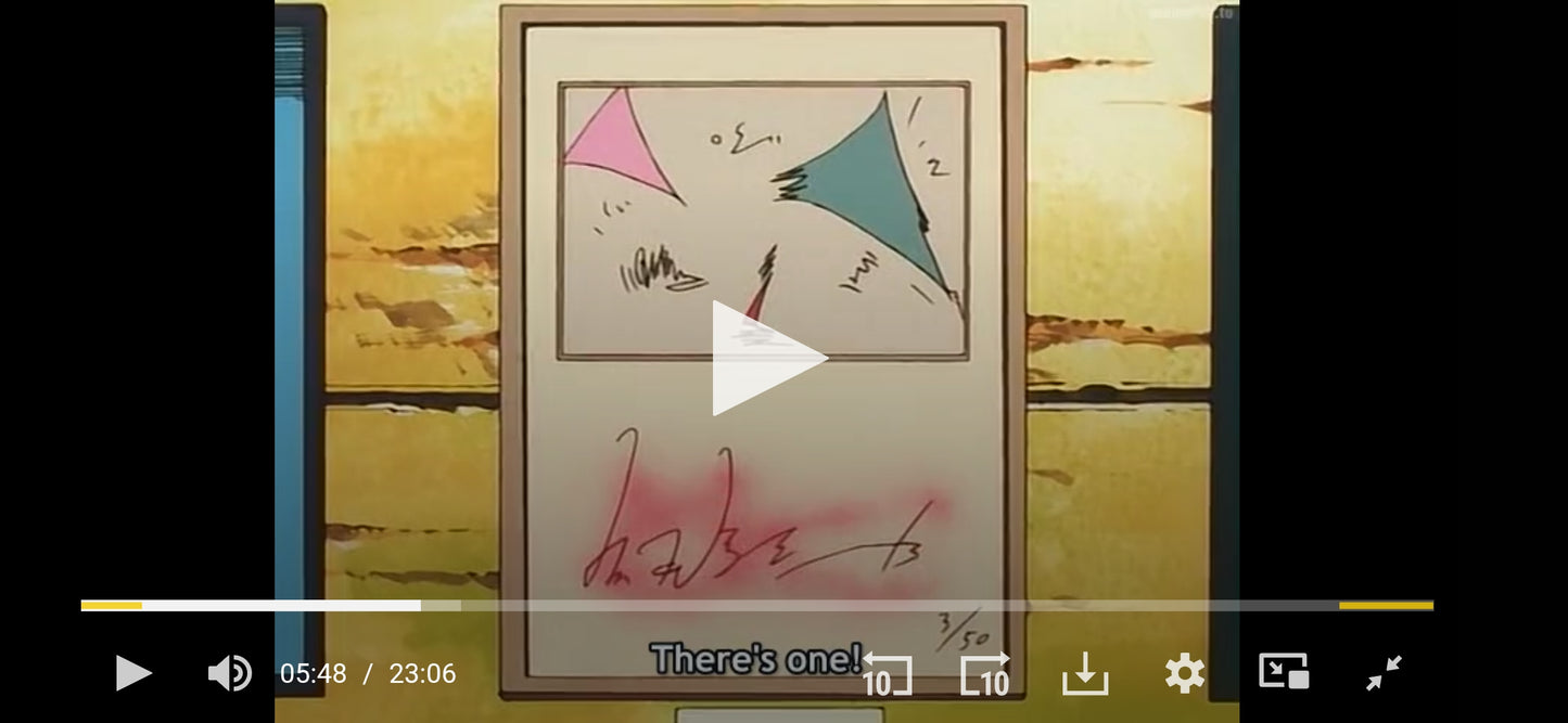 Hunter x Hunter: Mukatolini's Litograph bought by Gon