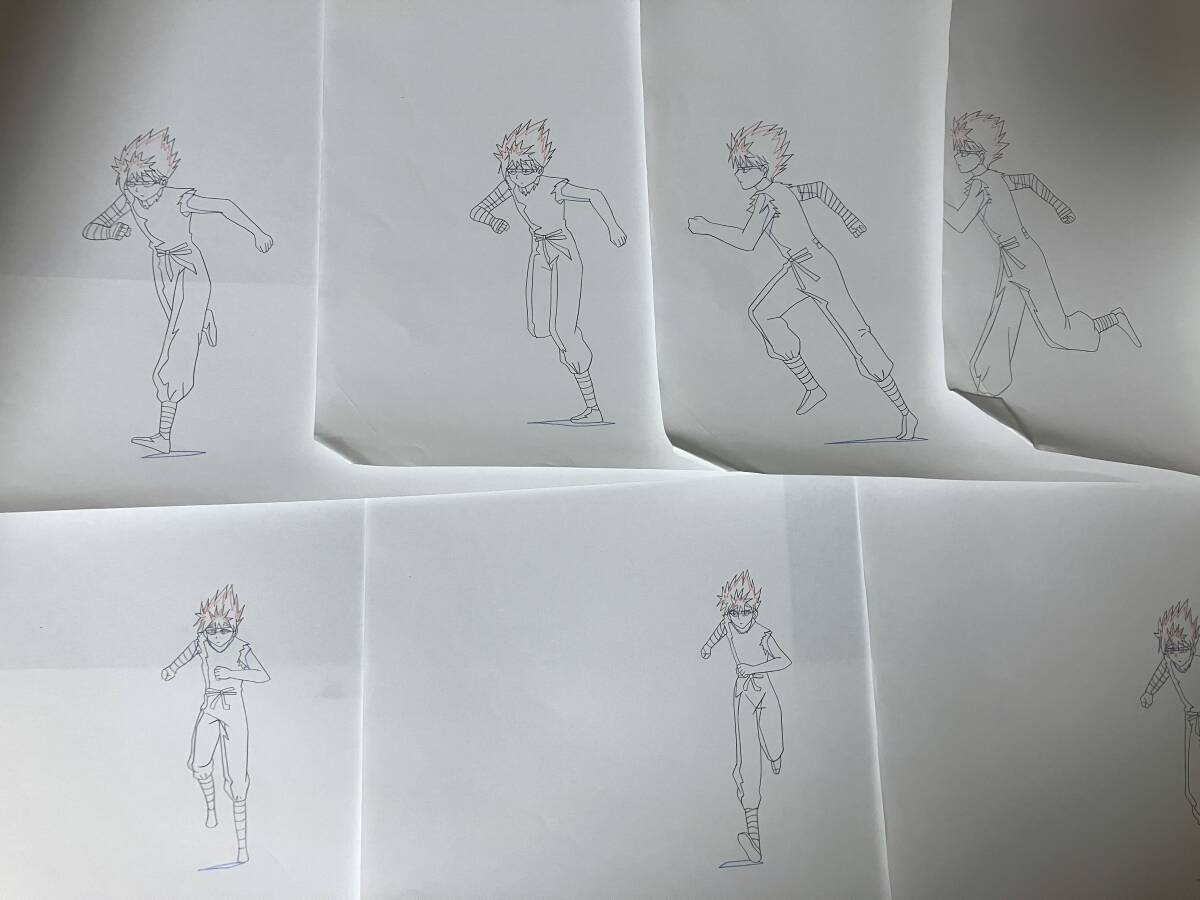 Yu Yu Hakusho Hiei animation douga 14 pc set Yoshihiro Togashi