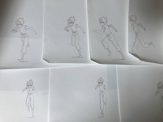 Yu Yu Hakusho Hiei animation douga 14 pc set Yoshihiro Togashi