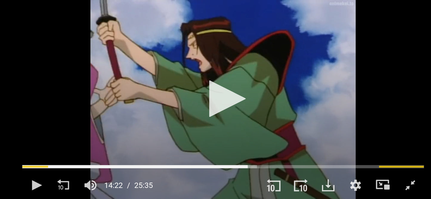 Rurouni Kenshin: Kenshin + Amakusa Shougo 2pc key animation layout genga #2