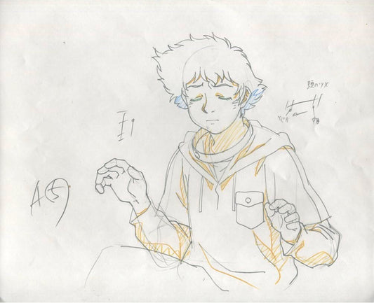 Wolf's Rain: Hige animation genga