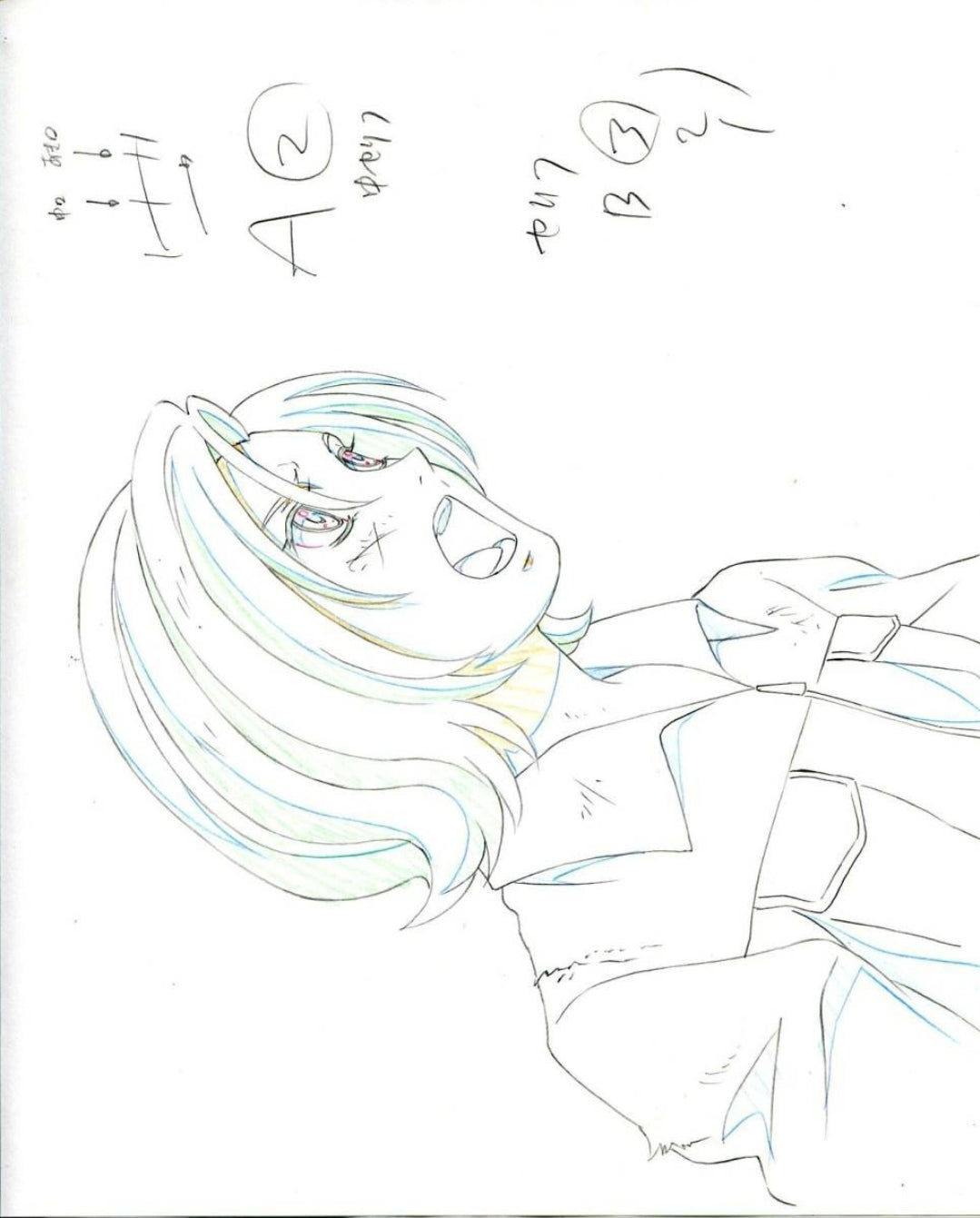 Wolf's Rain: Toboe animation genga #2