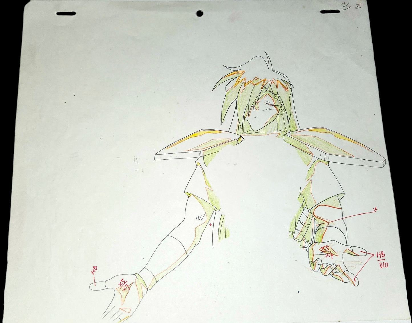 Slayers: Gourry Gabriev animation cel
