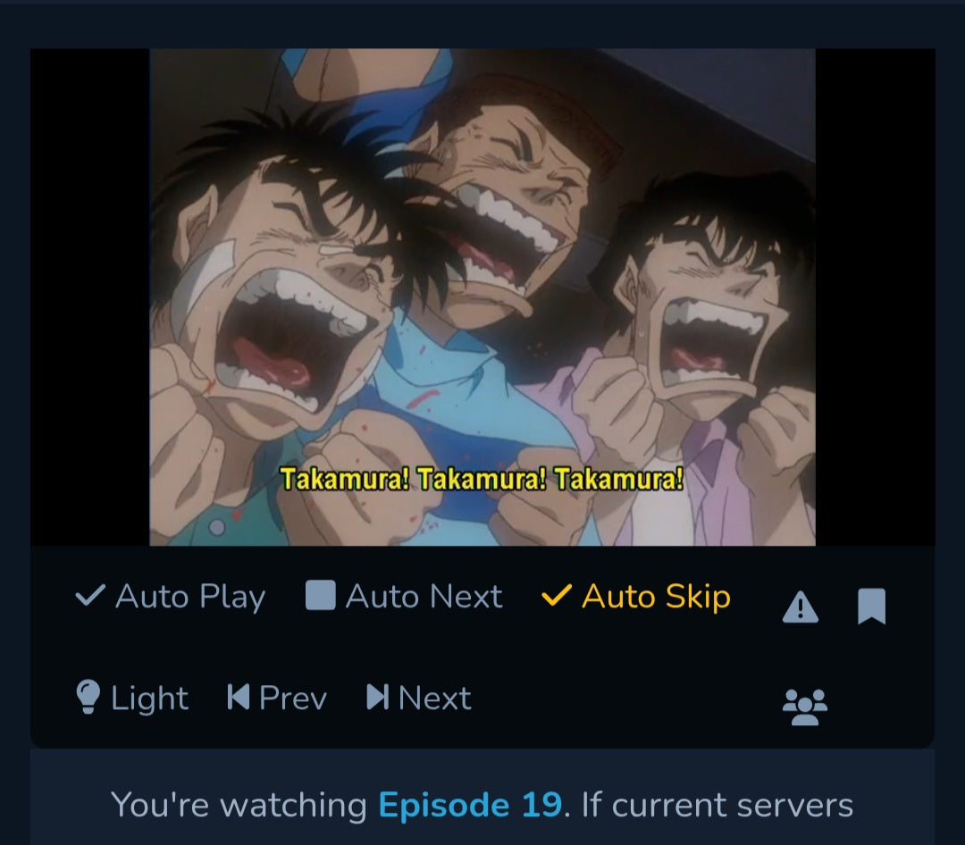 Hajime no Ippo: Ippo  group animation pan layout genga 3pc
