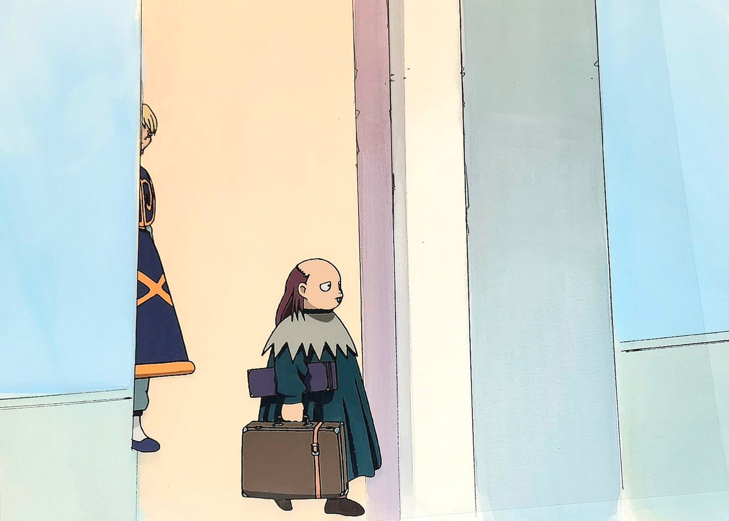 Hunter x hunter: Kurapika + Melody animation cel 3pc w background