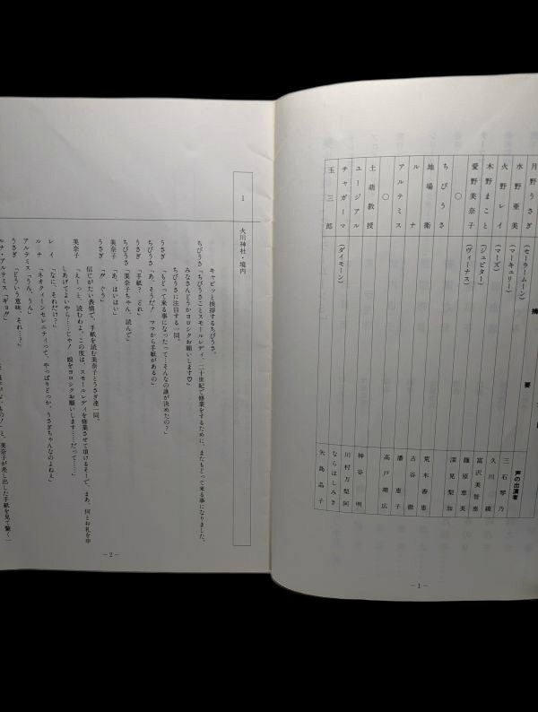 Sailor Moon S: Scenario Script # 104 *Chibiusa Sailor Form Debut*